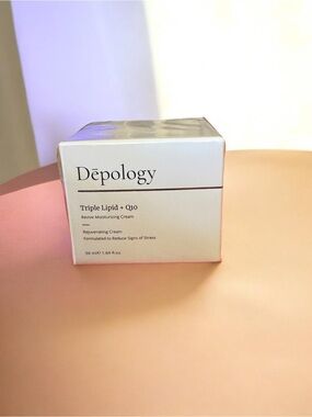 Dépology Triple Lipid + Q10 Revive Moisturizing Cream 1.69 oz / 50 ml New